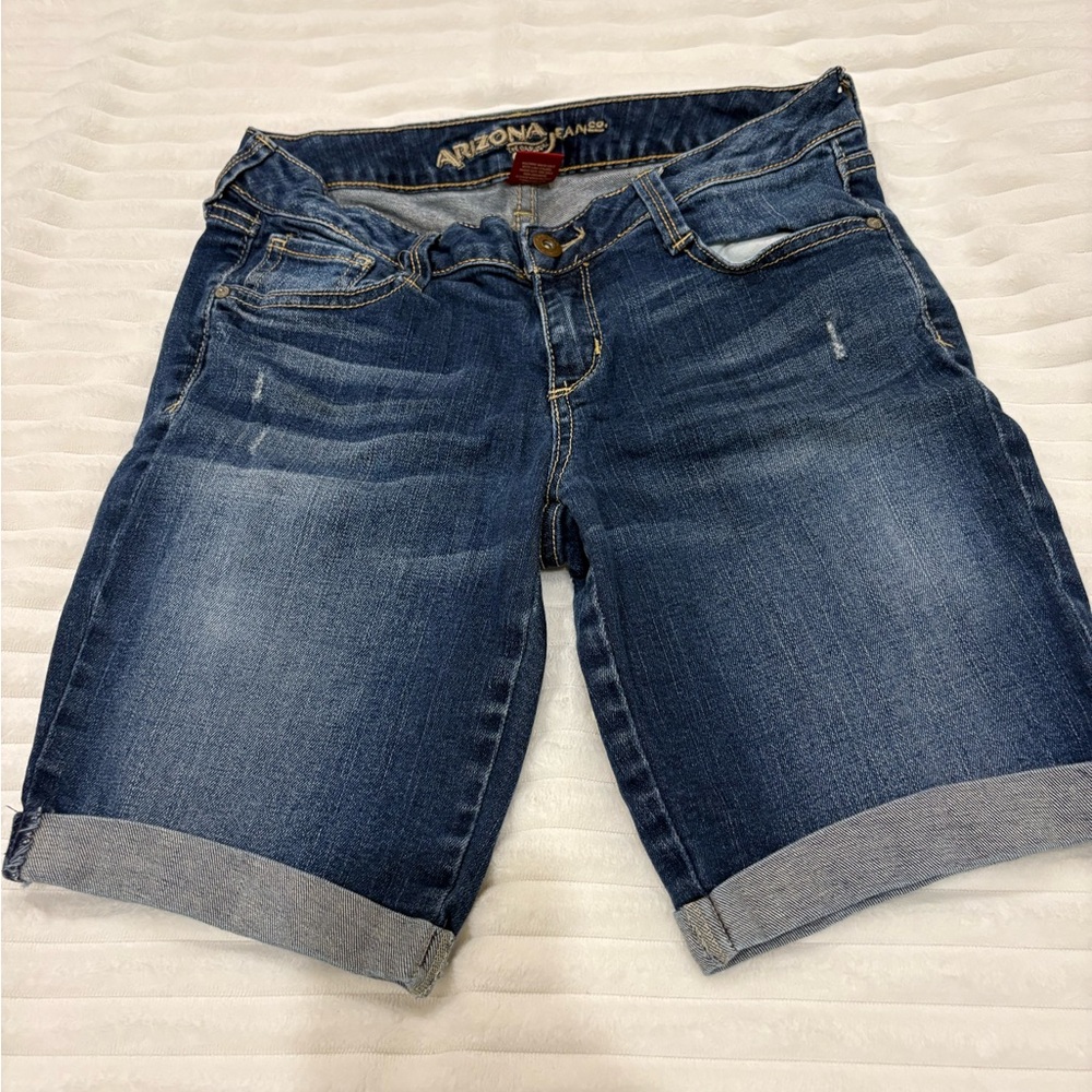 Arizona Jean Company Women's Blue Denim Shorts Size 5
